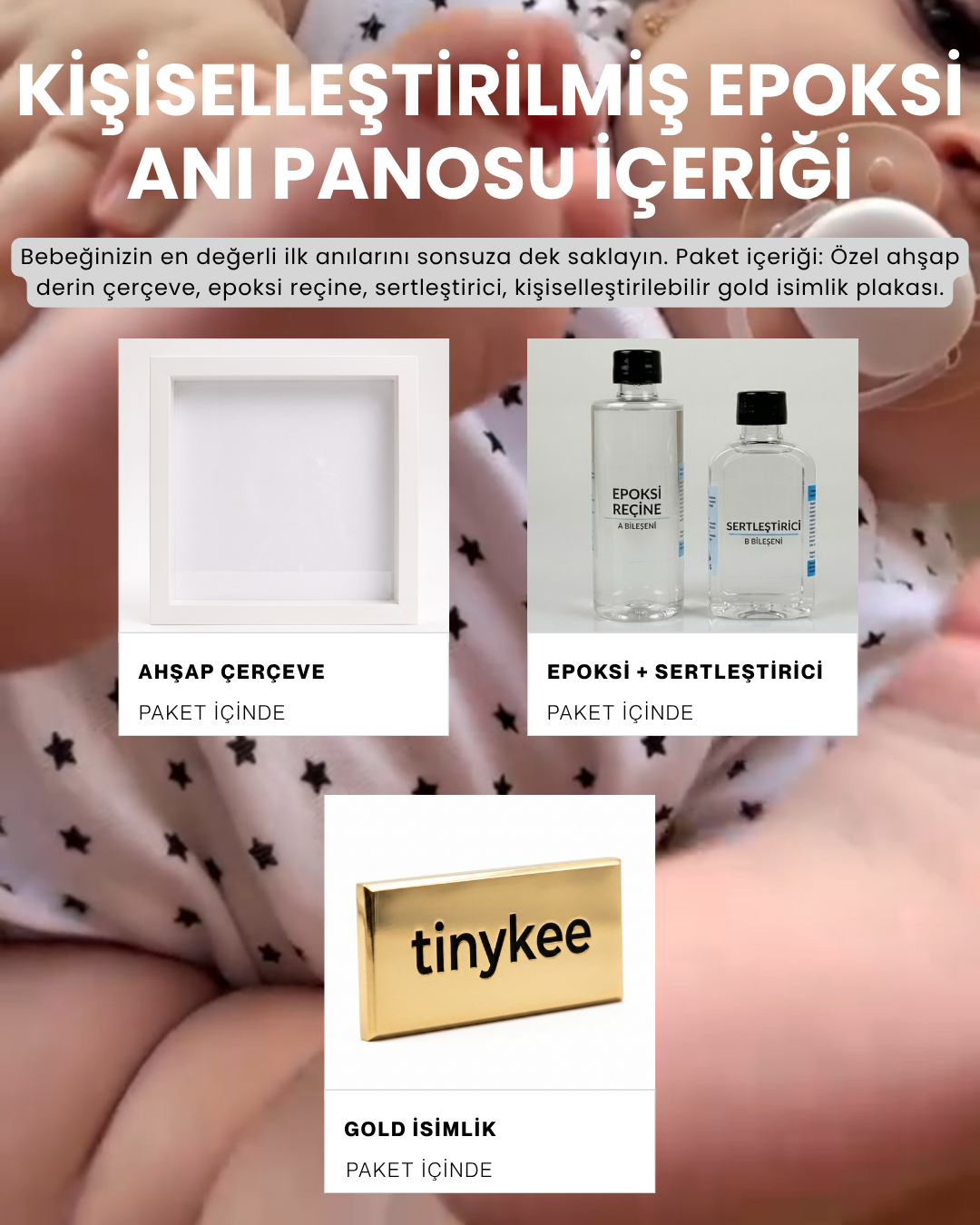 Kişiselleştirilmiş Epoksi Anı Panosu